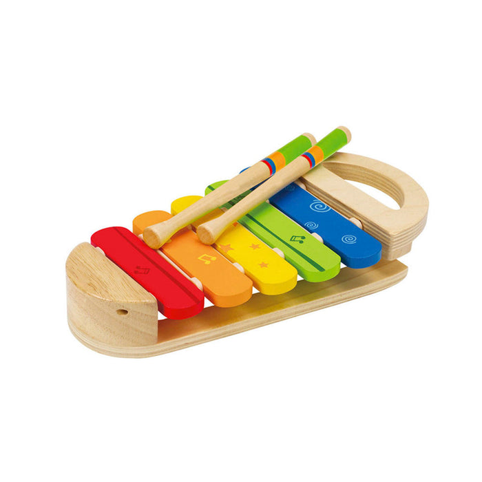 Xilófono Arcoiris Hape Instrumento Musical de Juguete