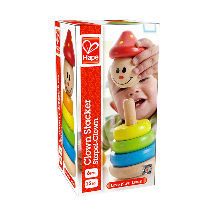 Payaso Apilable Hape Juguete de Madera