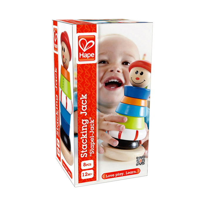 Jack Apilable Hape Juguete de Madera de Encastre