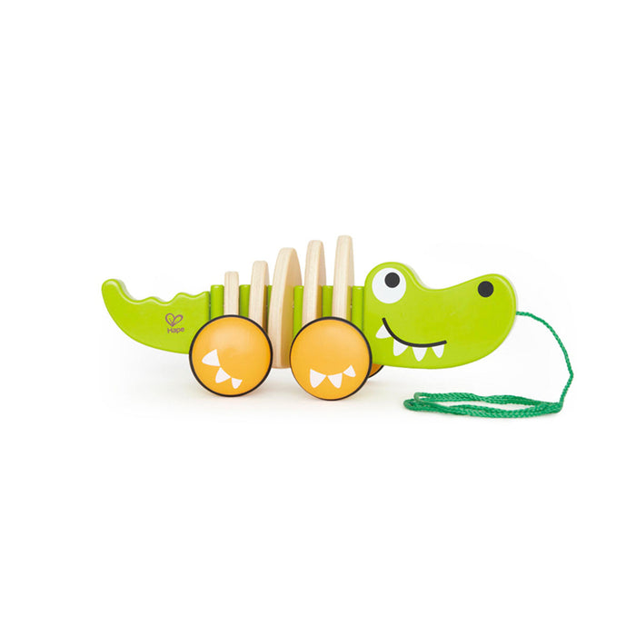 Cocodrilo de Arrastre Hape Juguete de Madera