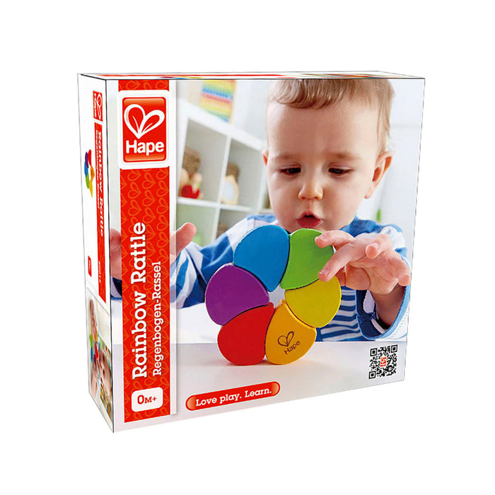 Sonajero Arcoiris de Madera Hape