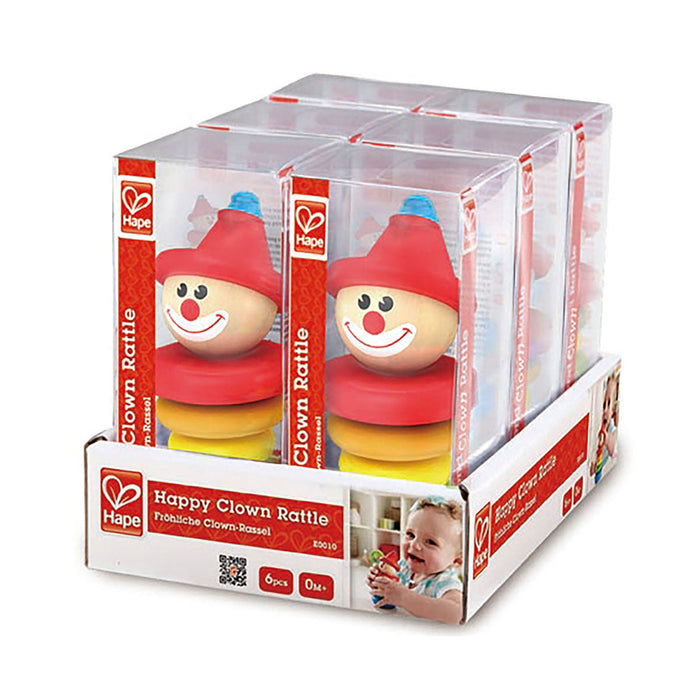 Sonajero de Payaso de Madera Hape