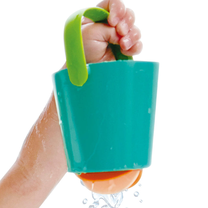 Juego de Baldes Alegres Hape Juguete para el Baño