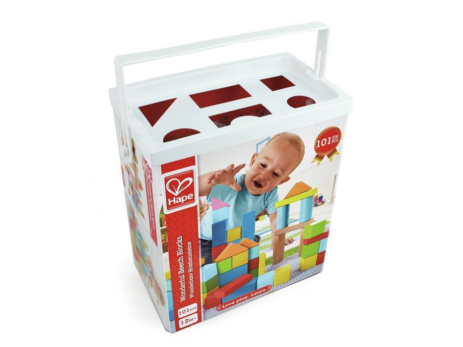 Puzzle 101 Bloques De Madera Hape