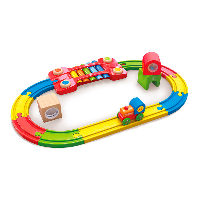 Pista Sensorial para Trenes Hape Juguete Vías Didácticas