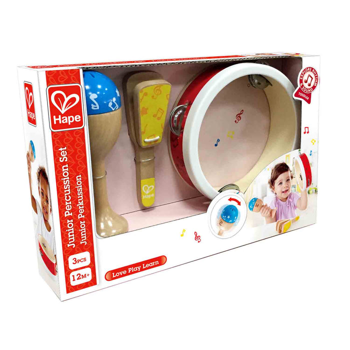 Set De Percusión De 3 Piezas Para Niños Hape