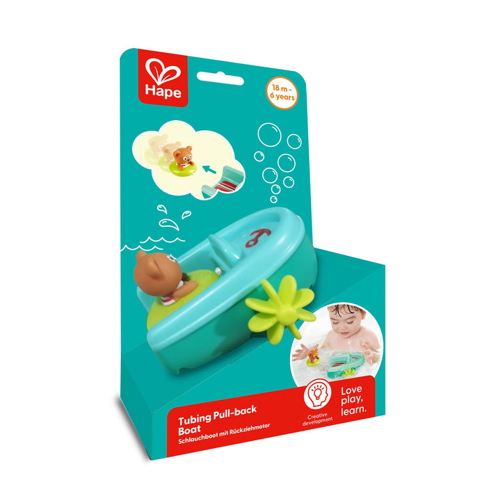 Pull-Back Boat Bear Hape