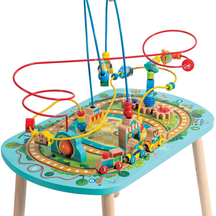 Mesa de Tren y Laberinto Hape