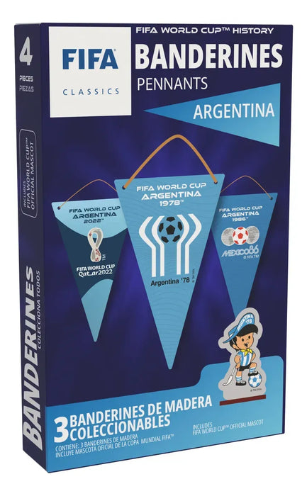 Banderines Fifa - Copa Del Mundo Argentina (Oferta)